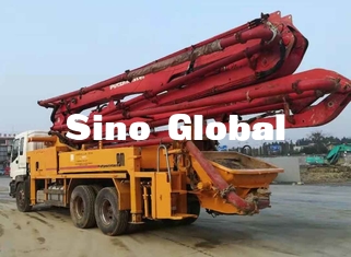 ดีเซลใช้รถปั๊มคอนกรีต Putzmeister 37M 4 Boom 287KW พลัง