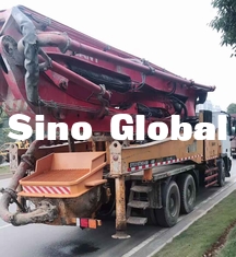 รถปั๊มคอนกรีตมือสองบูม 46m / 4 ส่วน 125mm Pipe CE Certificate