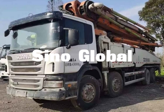 Zoomlion รถปั๊มบูมคอนกรีตมือสอง 56 เมตร พร้อมรุ่น Scania