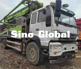 รถปั๊มคอนกรีต Zoomlion มือสอง 37M พร้อม Sinotruk แชสซี 1370mm Feeding Height