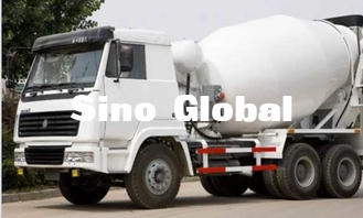 รถโม่ผสมคอนกรีตมือสอง Howo รถโม่ผสมพร้อมใช้ 12M³ 6X4