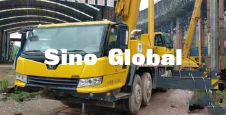50 ตันใช้รถบรรทุกติดเครน XCMG QY50KA 40L การใช้น้ำมันต่อ 100km