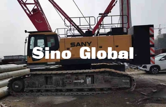ซันนี่ SCC1000A รถเครนตีนตะขาบมือสอง 100 ตันพร้อมบูมยาว 13 ม. 64 ม.