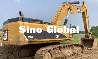 390KW รถขุดตีนตะขาบที่ใช้แล้ว Caterpillar 390D 1240L ความจุถังน้ำมันเชื้อเพลิง