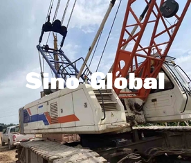 Zoomlion 75 ZCC750H รถเครนตีนตะขาบมือสอง 18m fixed jib Length