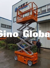 SSL-08HD แบบอย่าง Diesel พลังed Scissor Lift พร้อมใบรับรอง CE