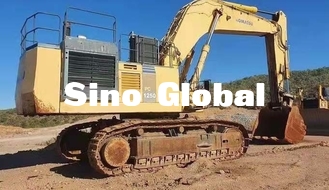 514KW พลัง รถขุดตีนตะขาบ Komatsu 1250 รุ่น 170mm จังหวะ