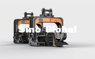 ค้อนตอกเสาเข็มไฮดรอลิก Sino Global สำหรับ Komatsu ซันนี่ CAT Excavators