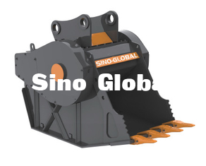 Komatsu ซันนี่ CAT รถขุดตักและสิ่งที่แนบมา, Screener Crusher Bucket