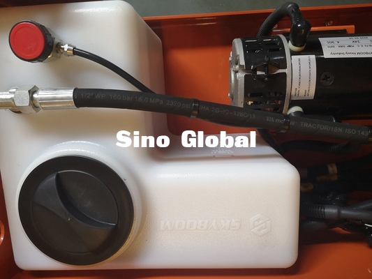 Skyboom SSL-08HD รถกระเช้าขากรรไกรไฟฟ้า ลิฟต์คน 7.8m ความสูงการทำงาน ใบรับรอง CE