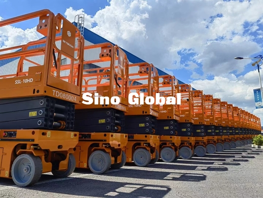 Man Boom Lift Skyboom SSL-12HD รถกระเช้าขากรรไกรไฟฟ้า 12 ม. ความสูงในการทำงาน