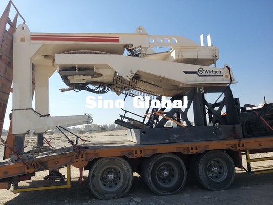 2500 SM เครื่องกัดที่ใช้แล้ว Wirtgen Surface Miner 650mm 25″ ความลึกตัด