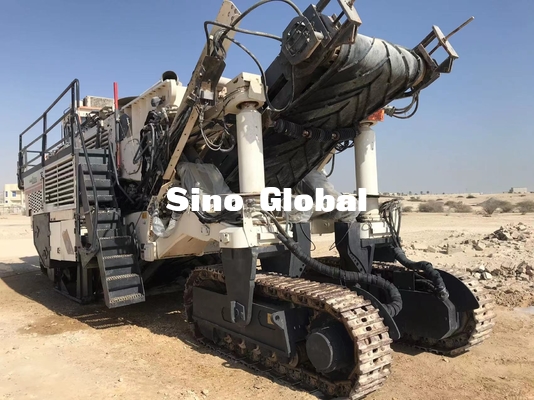 2500 SM เครื่องกัดที่ใช้แล้ว Wirtgen Surface Miner 650mm 25″ ความลึกตัด