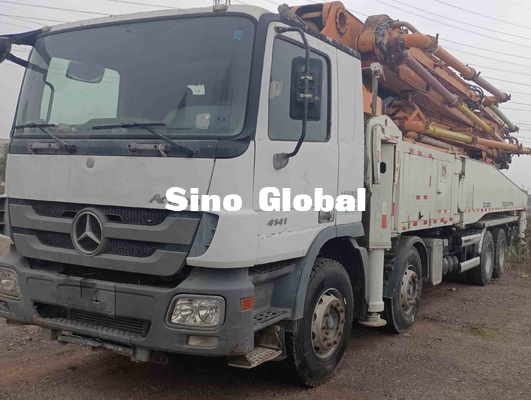 Zoomlion รถปั๊มคอนกรีตมือสอง 52m Euro3 พร้อม Mercedes Benz แชสซี