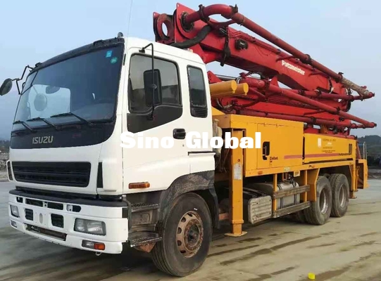 ดีเซลใช้รถปั๊มคอนกรีต Putzmeister 37M 4 Boom 287KW พลัง