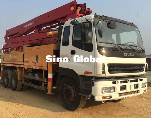 ดีเซลใช้รถปั๊มคอนกรีต Putzmeister 37M 4 Boom 287KW พลัง