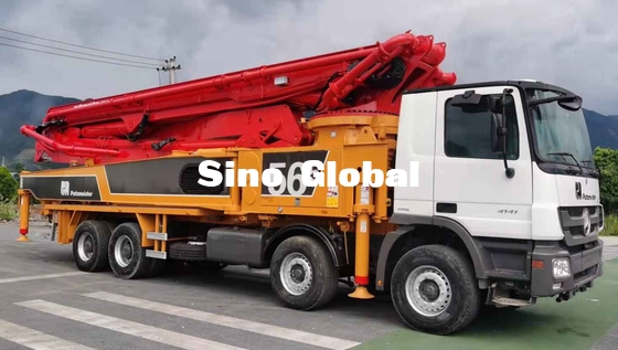 รถบรรทุกดีเซลมือสอง Putzmeister Concrete Pump M56-5 148M³/H มี 5 ส่วน