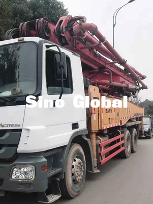 รถปั๊มคอนกรีตมือสองบูม 46m / 4 ส่วน 125mm Pipe CE Certificate