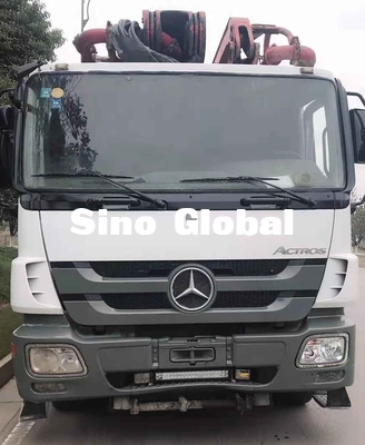 รถปั๊มคอนกรีตมือสองบูม 46m / 4 ส่วน 125mm Pipe CE Certificate
