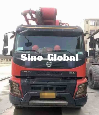 ซันนี่ 56m รถปั๊มคอนกรีตมือสองพร้อม Volvo แชสซี 172 M³ / H Output