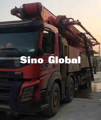 ซันนี่ 56m รถปั๊มคอนกรีตมือสองพร้อม Volvo แชสซี 172 M³ / H Output