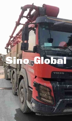 ซันนี่ 56m รถปั๊มคอนกรีตมือสองพร้อม Volvo แชสซี 172 M³ / H Output