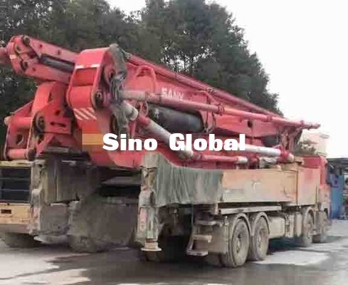 ซันนี่ 56m รถปั๊มคอนกรีตมือสองพร้อม Volvo แชสซี 172 M³ / H Output