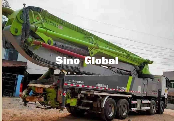 Zoomlion รถปั๊มคอนกรีตมือสอง, รถบูมคอนกรีตมือสอง 52 เมตร 300KW