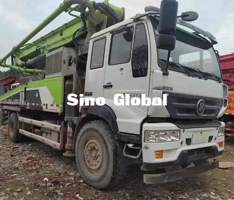 รถปั๊มคอนกรีต Zoomlion มือสอง 37M พร้อม Sinotruk แชสซี 1370mm Feeding Height