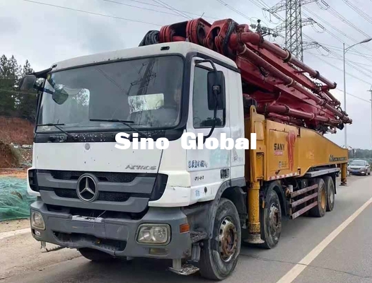 Sany 56M รถปั๊มคอนกรีตมือสองพร้อม Mercedes Benz Chassis รุ่น 2013