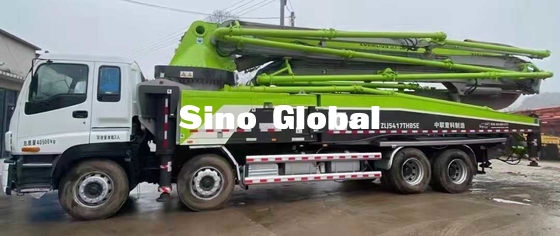 รถปั๊มคอนกรีต Zoomlion 52M มือสอง พร้อม Isuzu Chassis รุ่น 2014