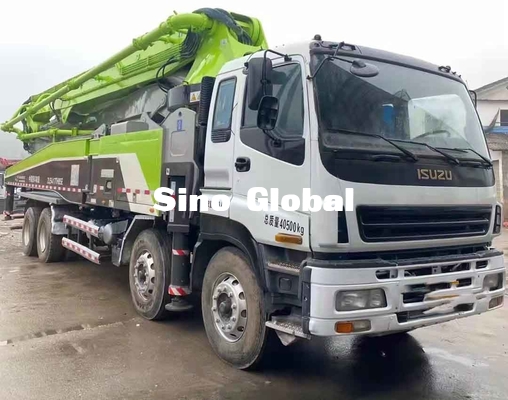 รถปั๊มคอนกรีต Zoomlion 52M มือสอง พร้อม Isuzu Chassis รุ่น 2014