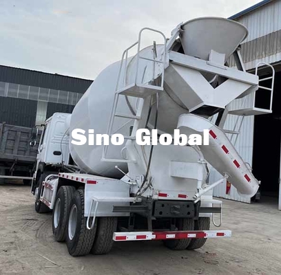 รถโม่ผสมคอนกรีตมือสอง Howo รถโม่ผสมพร้อมใช้ 12M³ 6X4