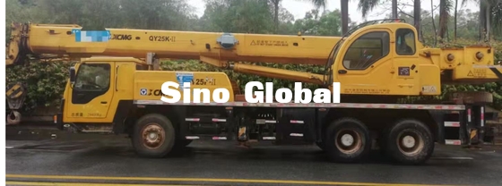 มือสอง XCMG Crane 25 ตัน Capacity 3000mm Working Radus