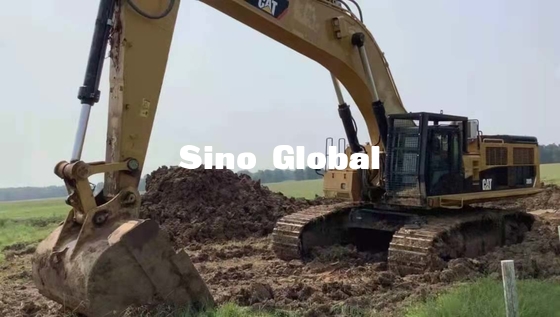 390KW รถขุดตีนตะขาบที่ใช้แล้ว Caterpillar 390D 1240L ความจุถังน้ำมันเชื้อเพลิง