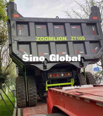 รถดัมพ์มือสองสำหรับงานหนัก Zoomlion ZT105 สำหรับการขุด