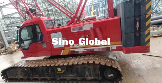 75 ตัน Used เครนตีนตะขาบ XCMG XGC75 รุ่น 199 kw พิกัดกำลัง