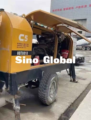 ซันนี่ HBT8018 C5 ปั๊มพ่วงคอนกรีตมือสอง 180kw เอส วาล์ว พิมพ์