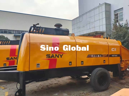 ปั๊มพ่วงคอนกรีตมือ 2 180KW กำลังไฟ 2200 รอบต่อนาทีความเร็วในการหมุน