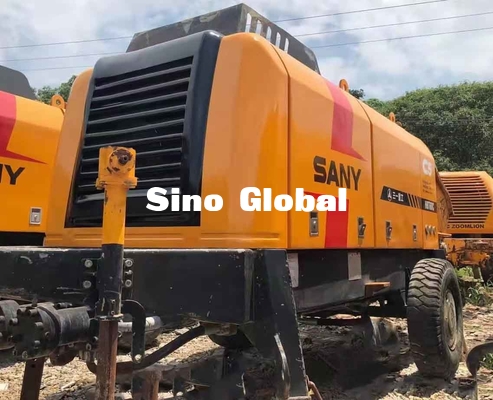 ปั๊มพ่วงคอนกรีตมือสอง ซันนี่ HBT6013 90KW กำลังไฟพิกัด