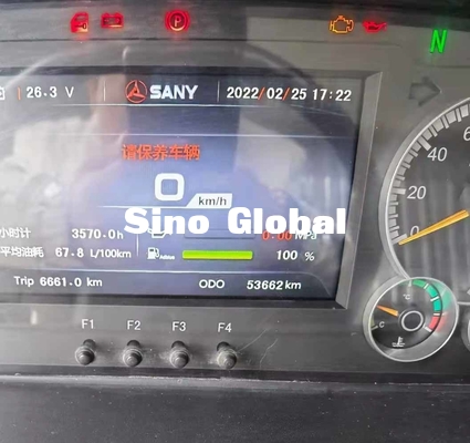 ซันนี่ รถโม่ผสมคอนกรีตที่ใช้แล้ว 12M³ ความจุ 257KW กำลังเครื่องยนต์
