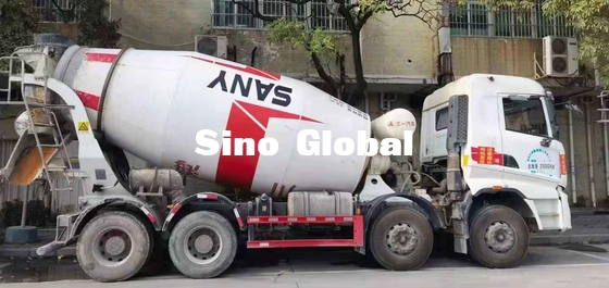 10M³ รถโม่ผสมคอนกรีตมือสอง ซันนี่ SY310C-8W สำหรับอุตสาหกรรมก่อสร้าง