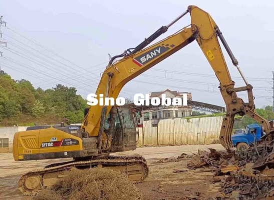 ซันนี่ SY215C ใช้รถขุดตีนตะขาบ 128kw / 2000rpm กำลังเครื่องยนต์