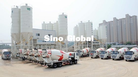HZS180 ซันนี่ Batching Plant, โรงงานผสมคอนกรีตผสมเสร็จ 180m3 / h Productivity