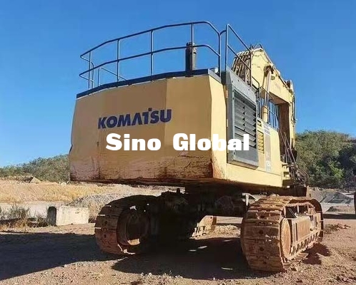 514KW พลัง รถขุดตีนตะขาบ Komatsu 1250 รุ่น 170mm จังหวะ