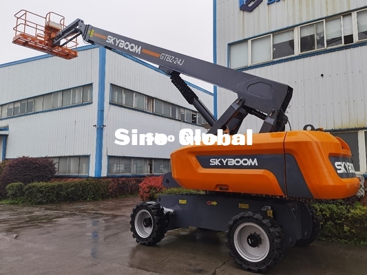 SKYBOOM GTBZ-28J รถกระเช้าบูมยืดไสลด์ดีเซล 29.8 ม. ความสูงใช้งาน
