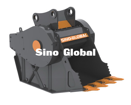 Komatsu ซันนี่ CAT รถขุดตักและสิ่งที่แนบมา, Screener Crusher Bucket